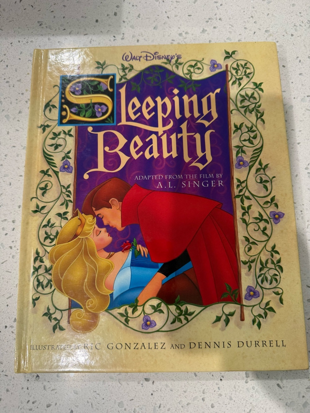 Disney Sleeping Beauty Illustrated Hard Cover Children’s Book